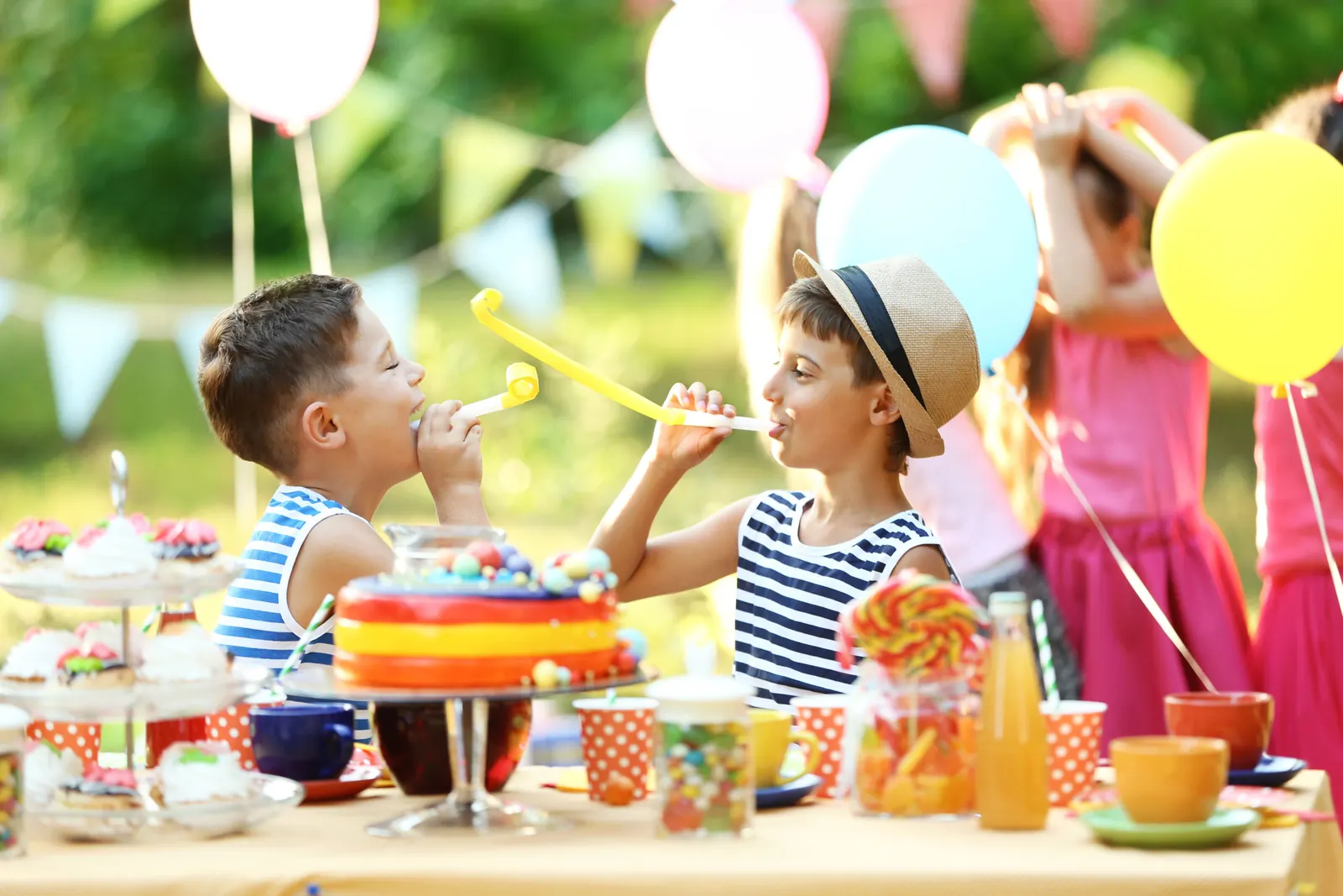 Children at a party