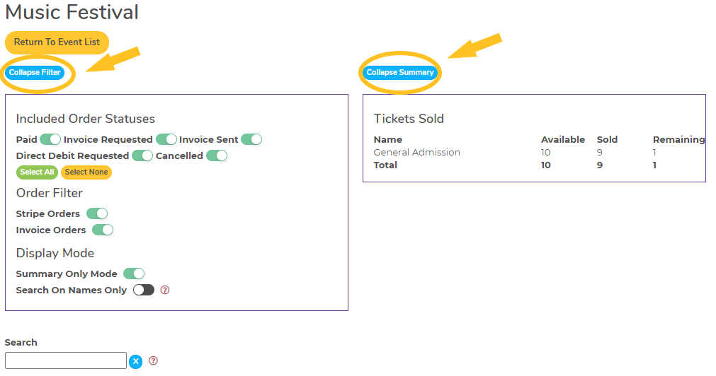 Manage Event - Tickets.org.au